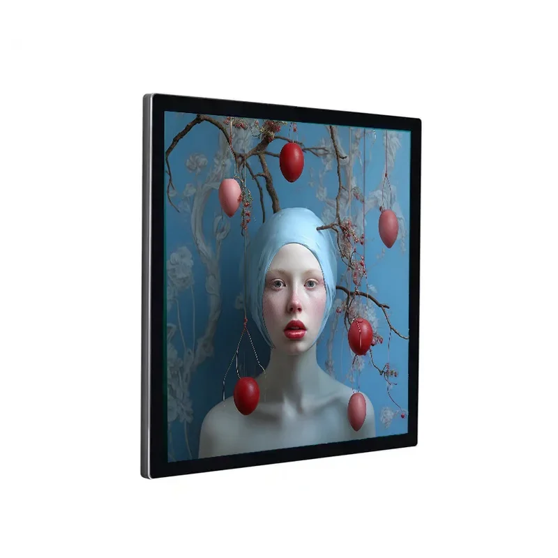 Indoor digital signage Hanging Ceiling Window Advertise Display wall mounted LCD menu board Advertising machine