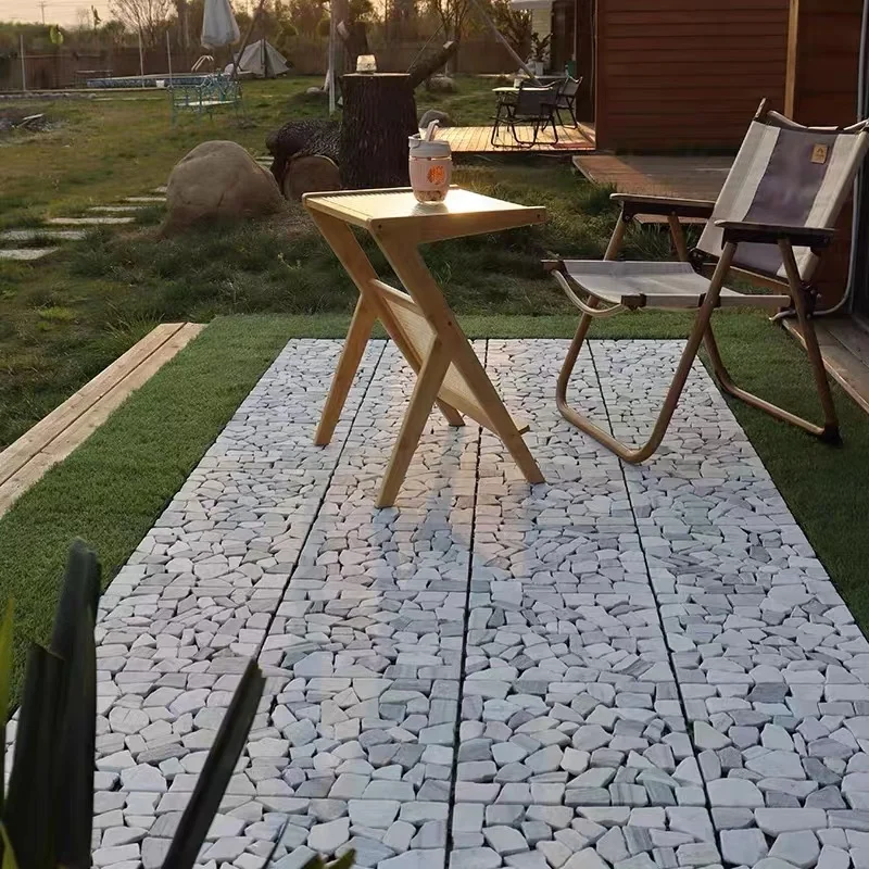 indoor outdoor patio stone deck tile for roof flooring