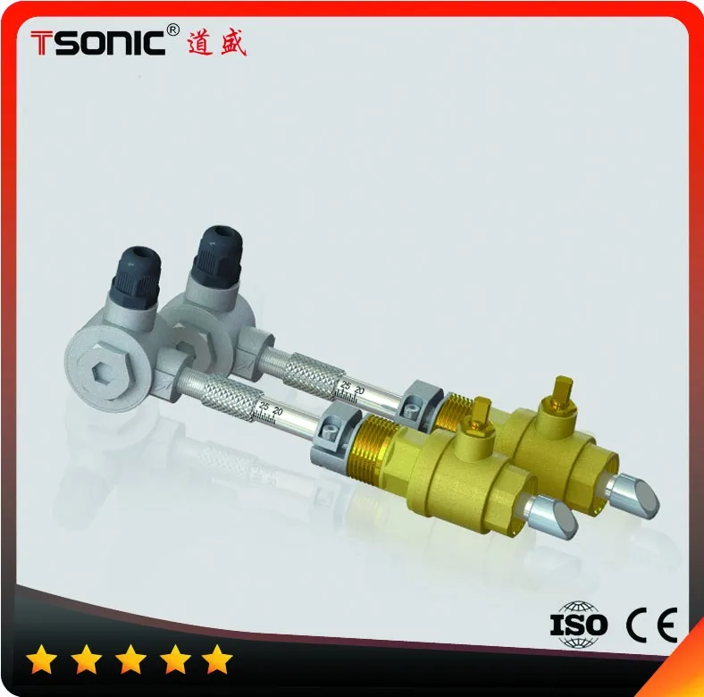 TSONIC TUF-2000F wholesale price fixed integrated insertion probe rod outdoor ultrasonic thermal flowmeter