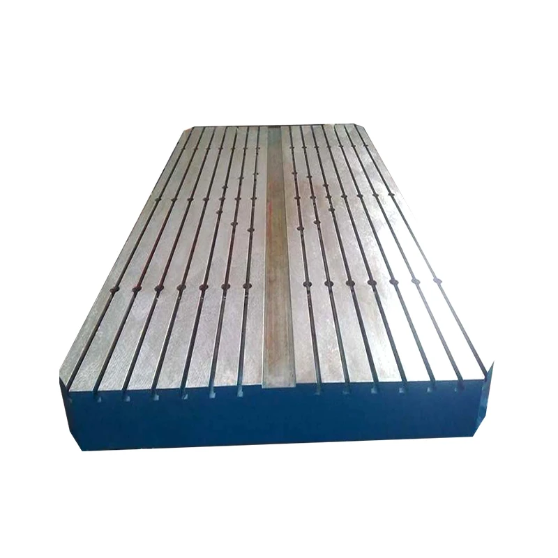 Cast iron t slot surface plate cast iron angle plate cast iron inspection table