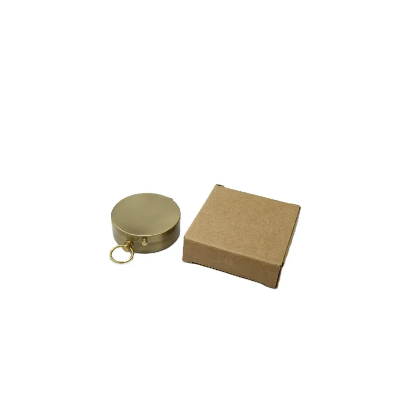 Nautical Brass Push Button Compass Vintage Small Pocket Magnetic Pirate Navigation Handmade Compass Collectible Compass