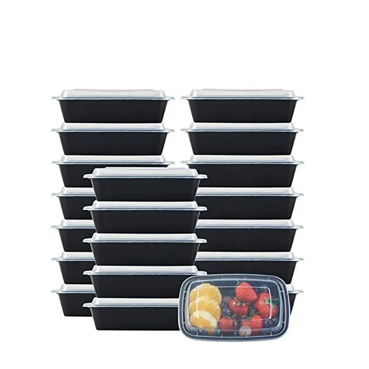 Lokyo 12oz того забрать коробки морозильная камера многоразовые пластиковые одноразовые еды приготовления пищи
