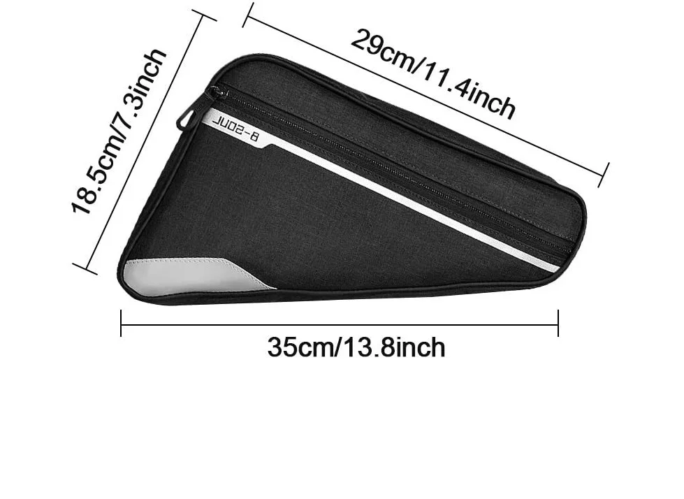 Waterproof Wear Resistant Reflective Bicycle Front Crossbeam Tube Storage Bag Triangle Saddle Bike Frame Bag