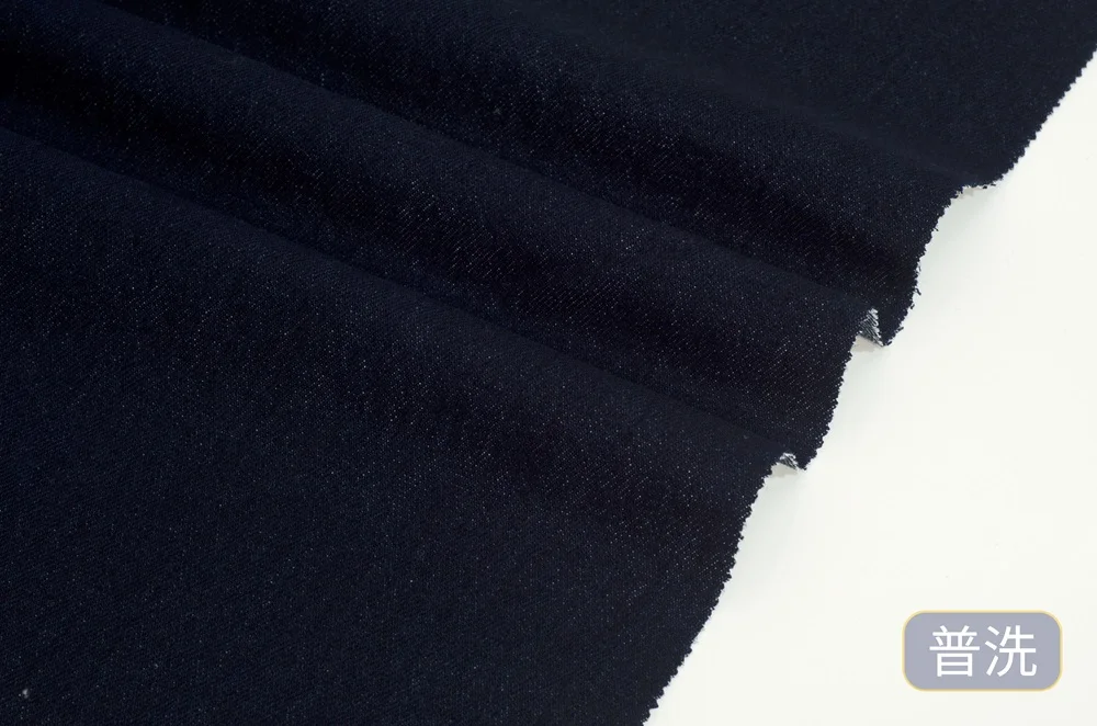 M1611# Sample card wholesale yarn dyed linen denim fabric 342g denim linen fabric for clothing