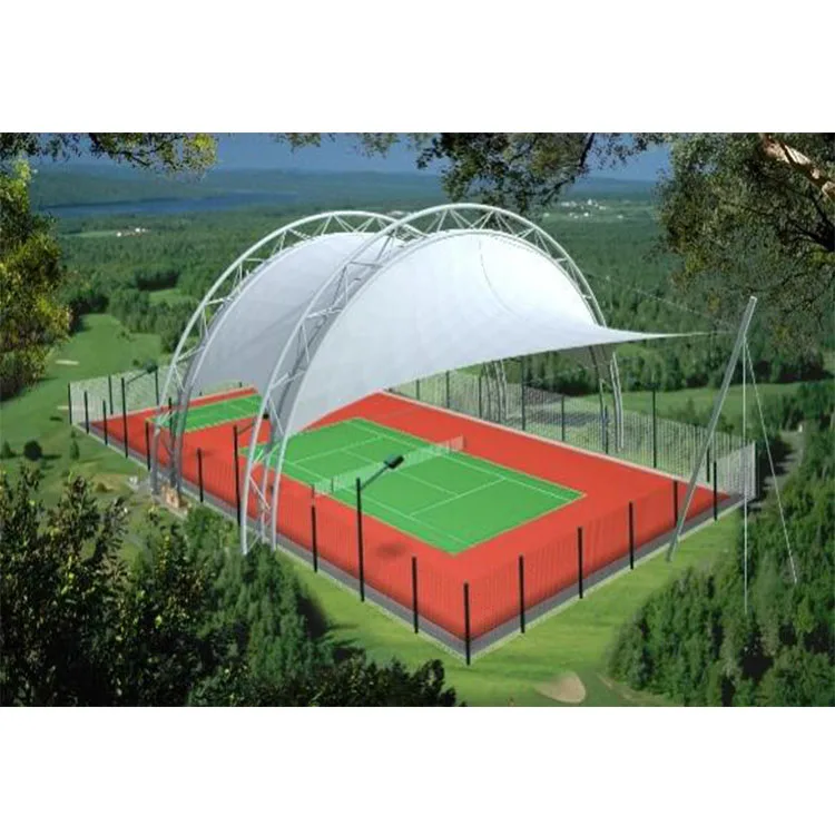 Extremely durable pickleball court permanent basketball sport courts roof
