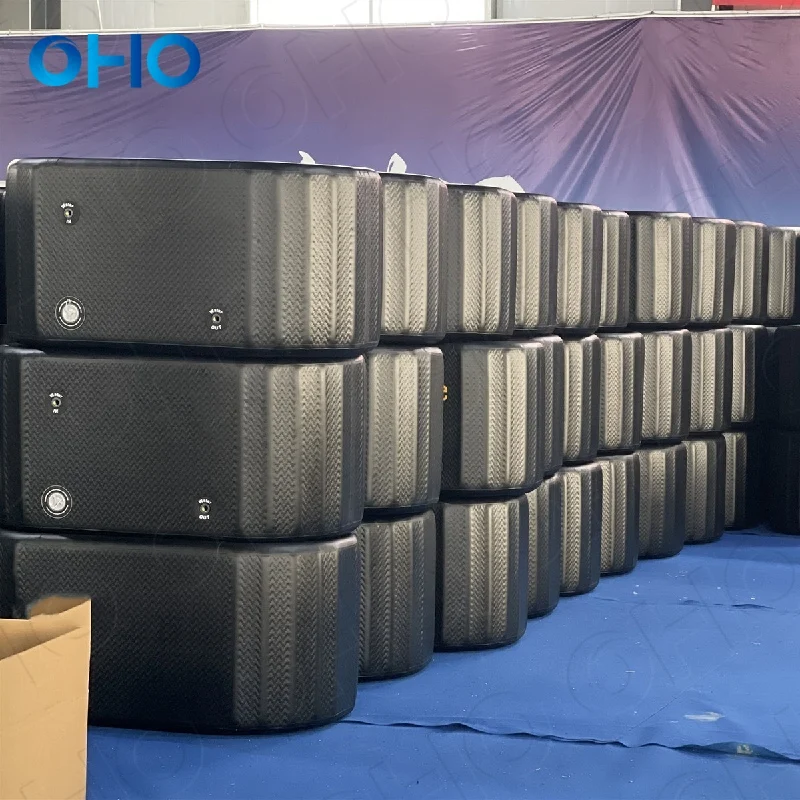 Hot Sale Drop stitch inflatable ice bath tub Ice Bath Plunge Barrel Full Size Cold Plunge For Fitness Recovery