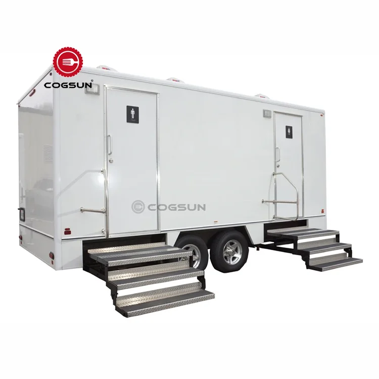 Readymade High Quality Mobile Toilet Cabin Portable Toilets Outdoor Camper Porta Potty Portable Bathroom Trailer