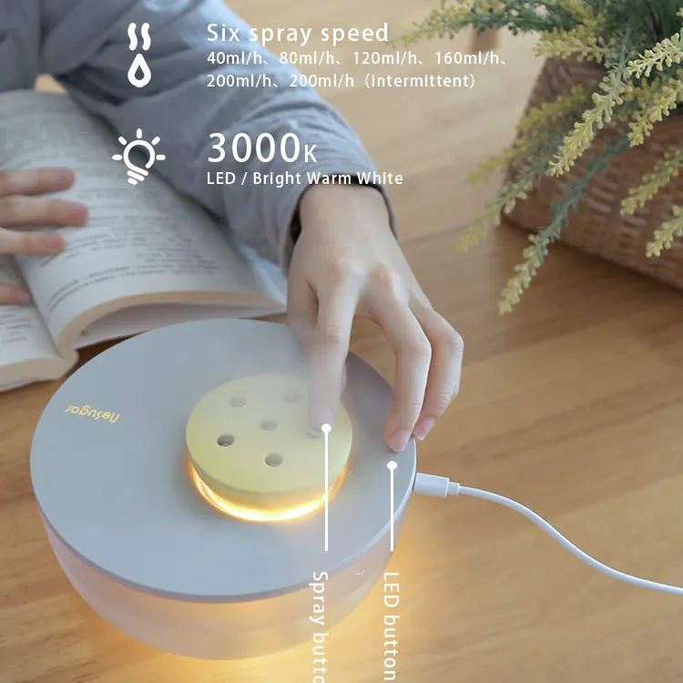 New Products 2022 Innovative Product  Personal Usb  Ultrasonic Tabletop Decorative 200ml Humidifier for Home and Office