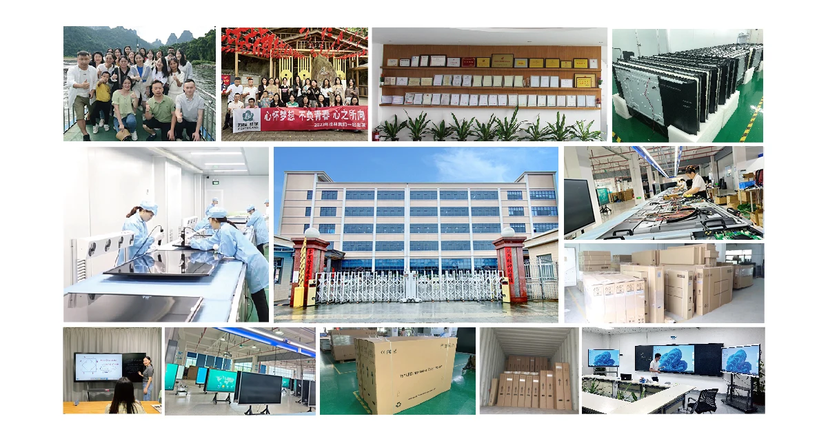 162 Inch LED LCD Panel led interactive board Display Blackboard Interactive Whiteboard Touch Screen Smart Board Classroom