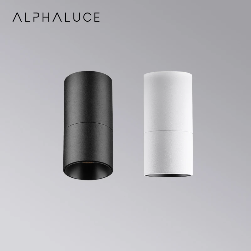 ALPHALUCE Ceiling Surface Mounted Spot Led Wall Washer Aluminium Gu10 Spot Light Housing Frame