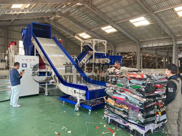 New Used ABS Plastic Shredder for Refrigerator Recycling Plant Core Components Include Motor Engine Pump Bearing Film Crusher