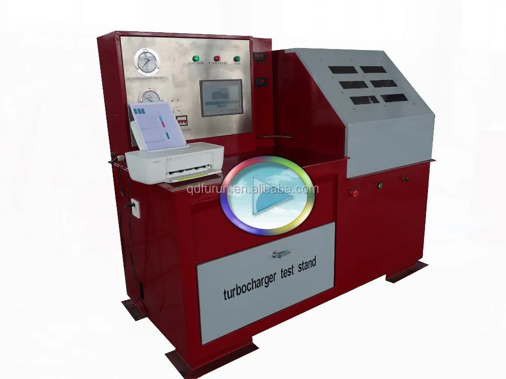 After repair turbocharger to test Turbo charger test bench