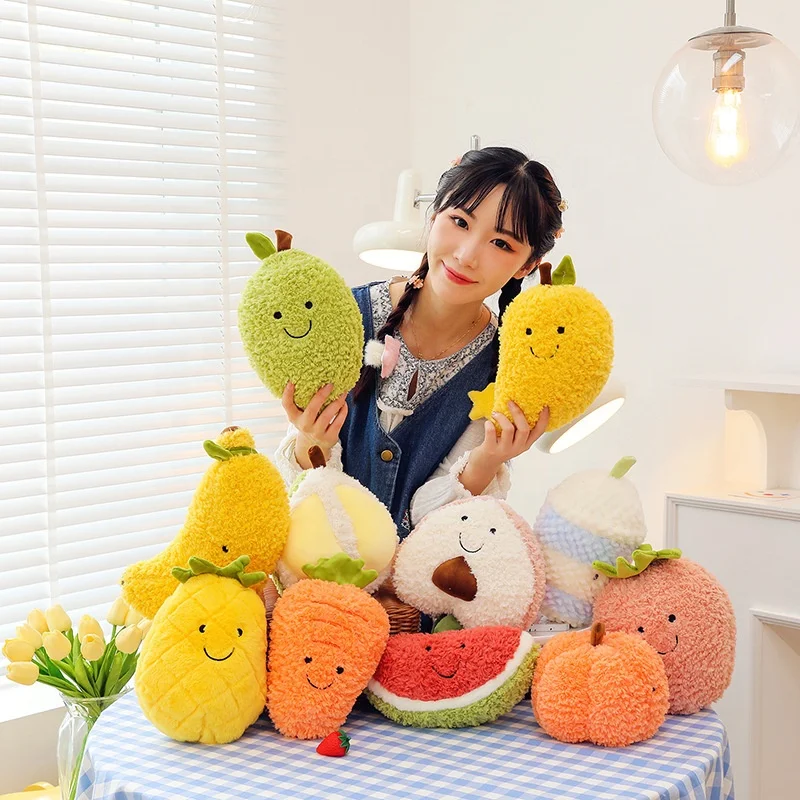 YUWEI New Wholesale Fruit and Vegetable Series Plush Toys Fruit Dolls Plush Toys