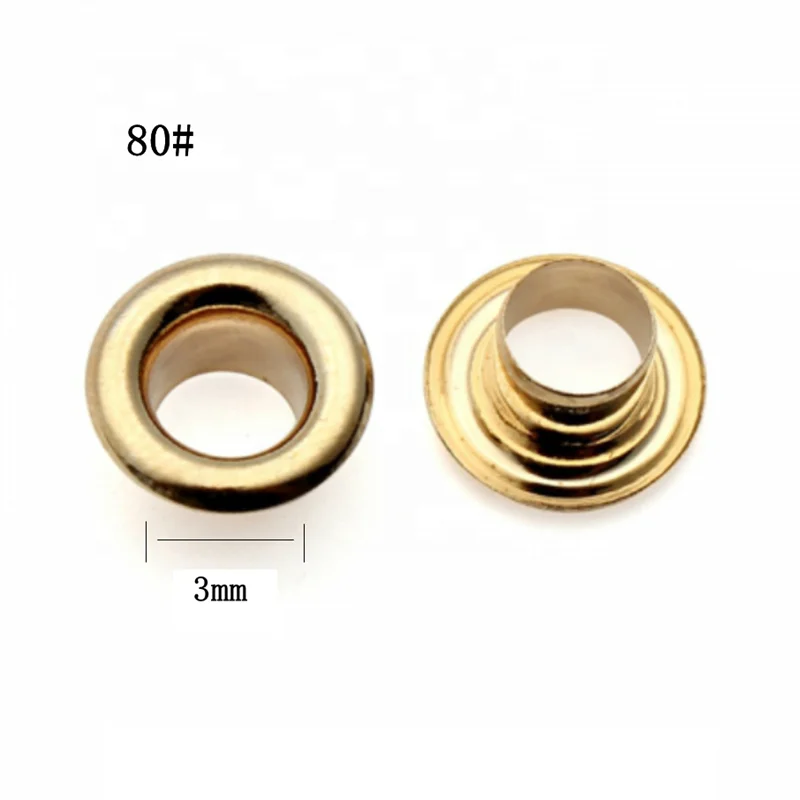 Оптовая продажа 3 мм Высокое качество Аппаратные аксессуары дизайнерский изготовленный на заказ покрытый аксессуар d-ring башмак шляпа металлическое ушко для сумки одежды