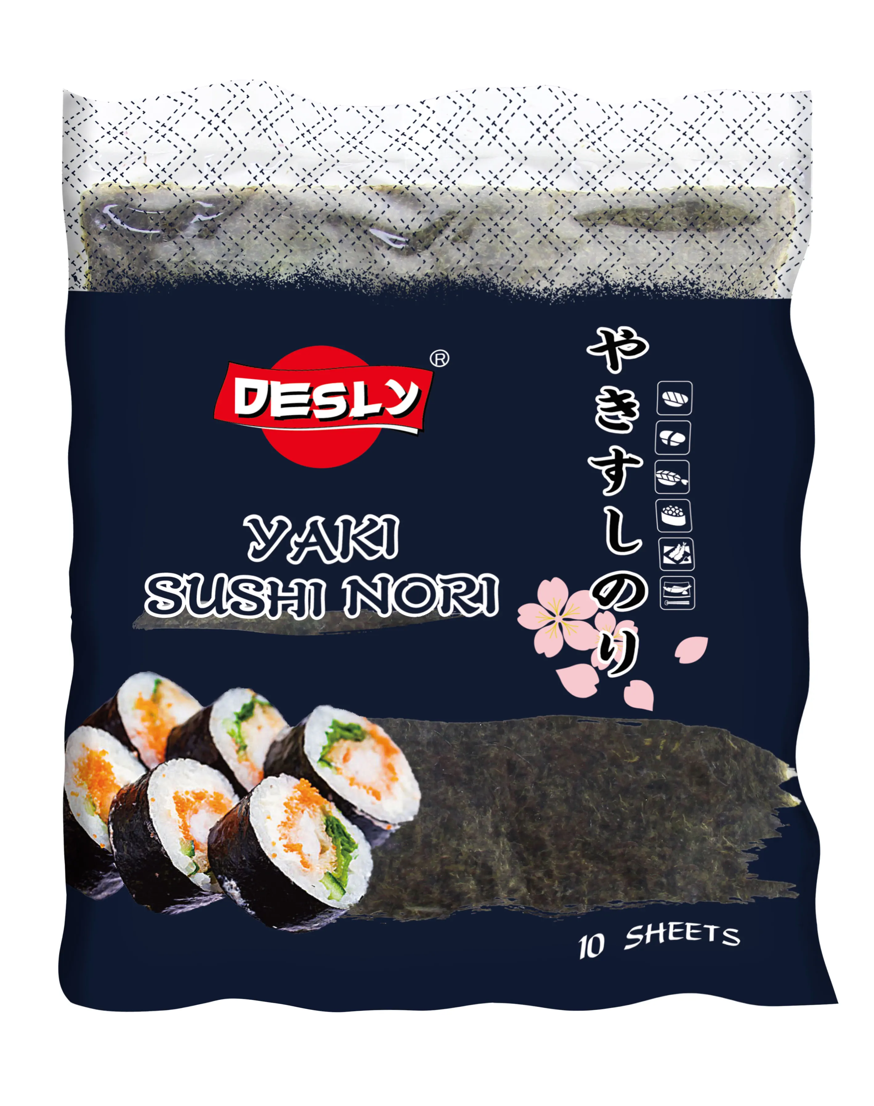  Настоящие японские жареные суши Yaki нори по заводской