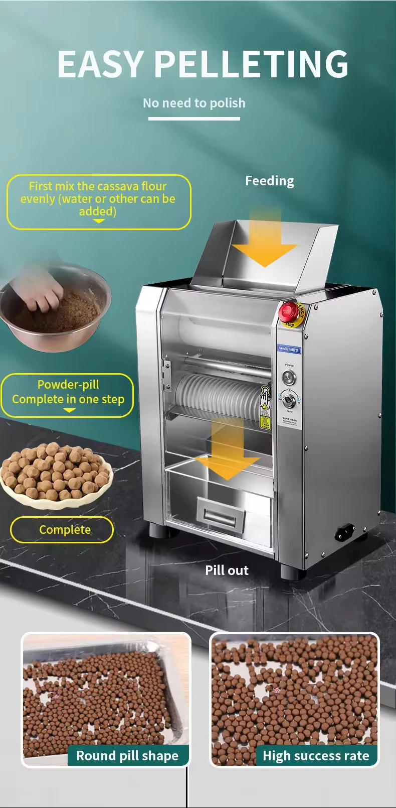 Factory Direct Bubble Tea Equipment Tapioca Pearl Ball Machine Commercial Tapioca Pearl Making Machine Vermicelli making machine