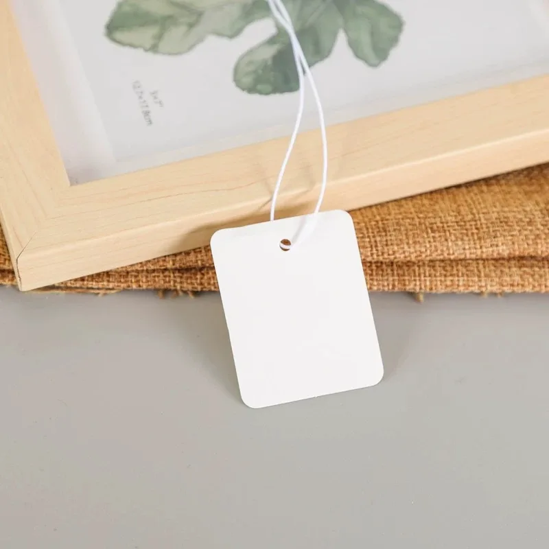 Customized vintage printed cheap kraft paper garment juice bottles hangtag