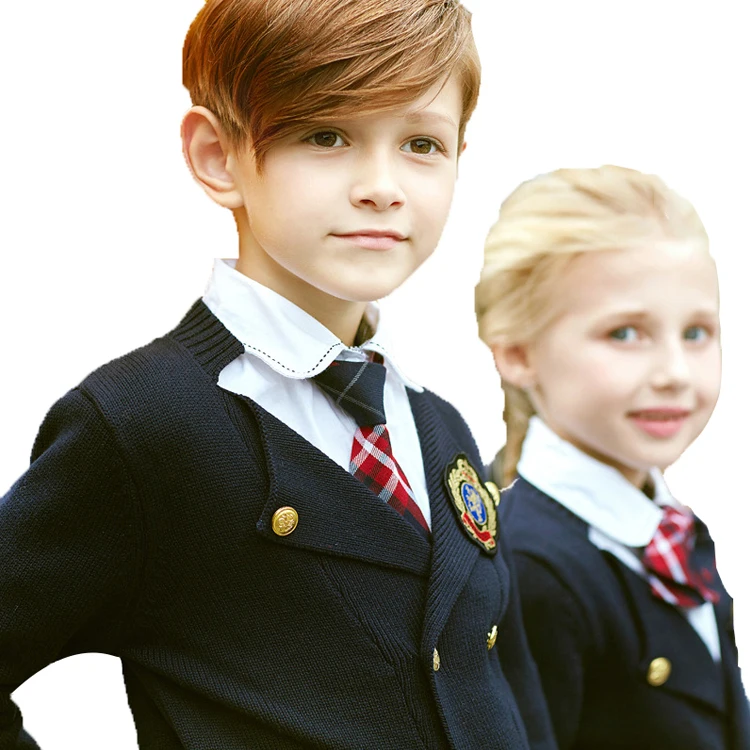 Wholesale Custom School Uniforms Summer Sport Shirt Uniform Black and White with Short Sleeve