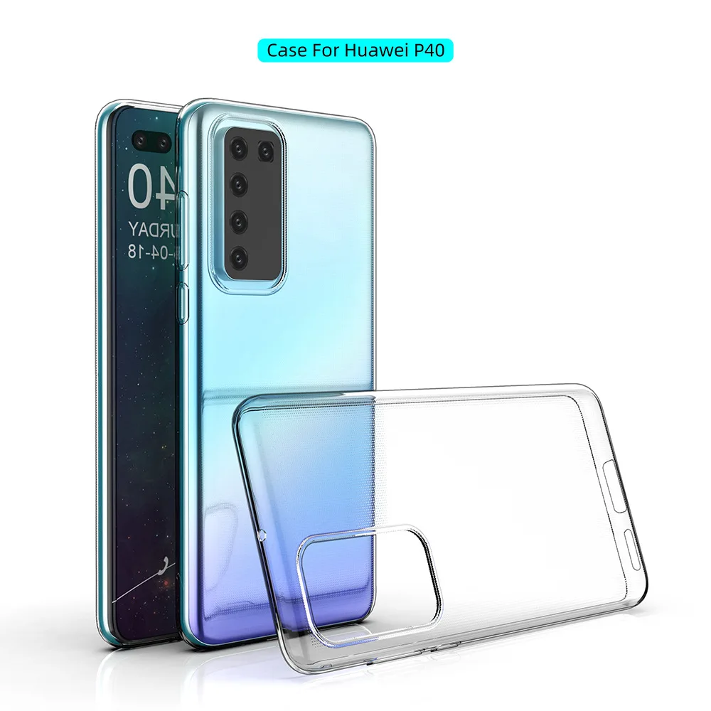 
 Новый чехол для телефона Huawei P40 50 Pro 2021, ультратонкая задняя крышка из ТПУ, чехол для мобильного телефона Huawei P40 50 Pro  