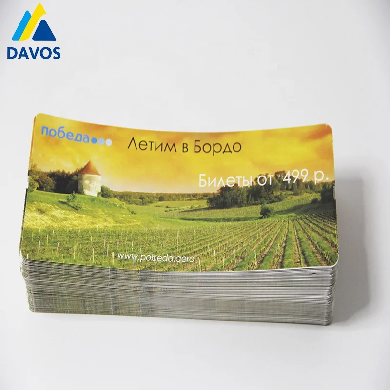 
Custom flight ticket airline thermal paper boarding pass, air fright tickets 