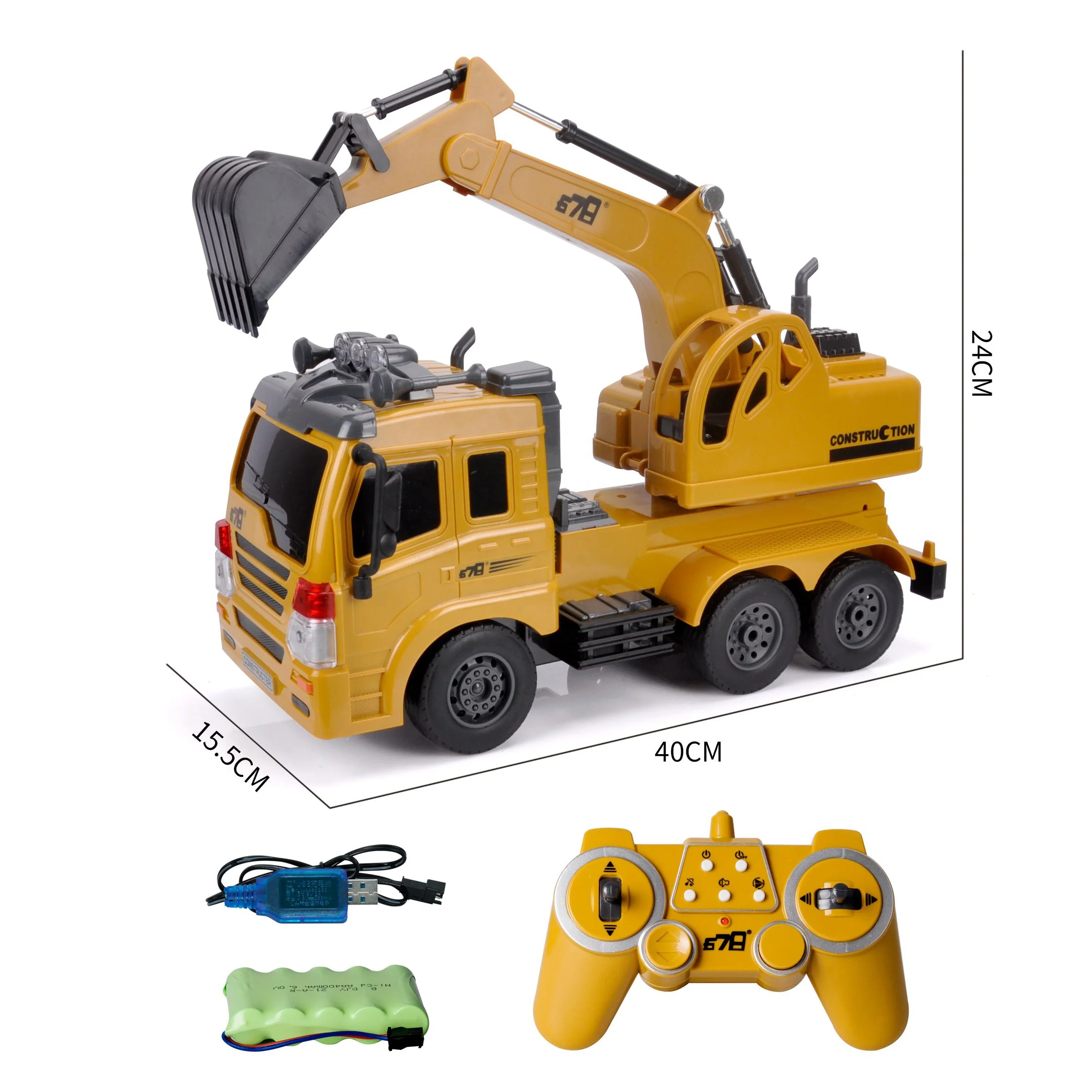 High quality alloy metal model remote control car toy rc truck 13 channel