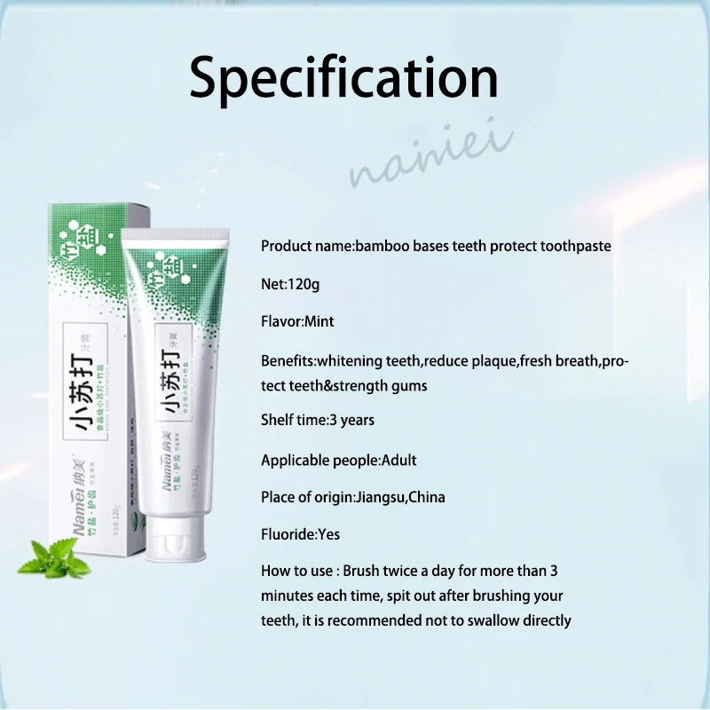 OEM/ODM Vegan Toothpaste Unique Design Organic Baking Soda Remove Yellow Teeth Custom Toothpaste