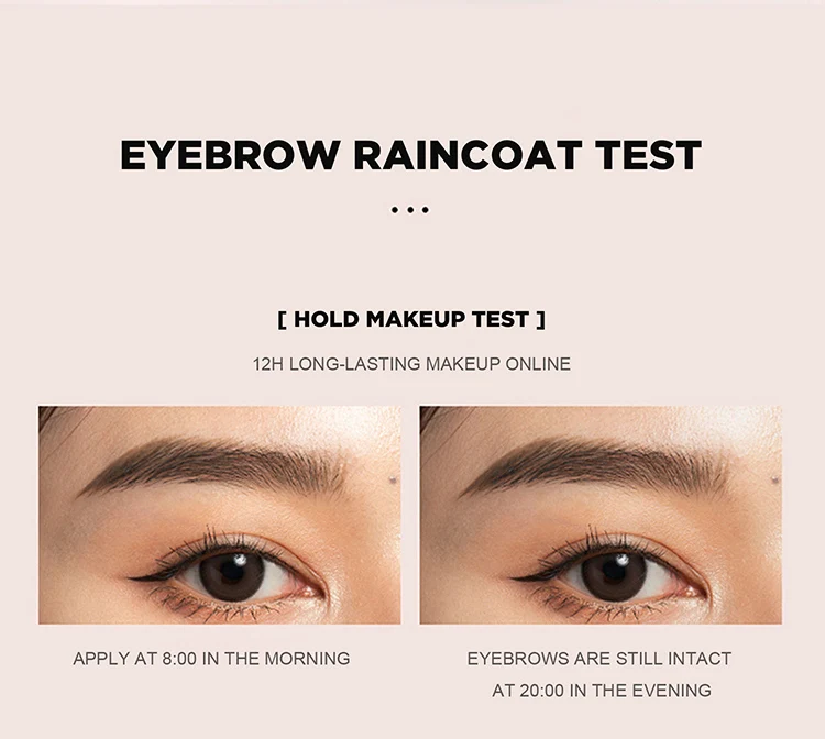 Natural cosmetics makeup products waterproof brow gel private label eyebrow wax gel organic