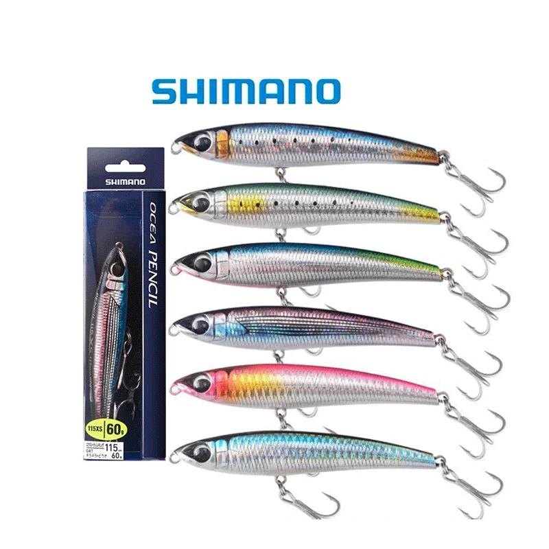 Shimano 115XS 115mm 60g sinking Pencil Bait Fishing Lure Good Fishing Stickbait 140mm Tackle Wobblers Fishing Lures