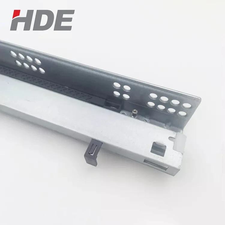 
Factory Top Grade Hot Selling Metal Tandem Concealed Drawer Slides Full Extension Soft Closing Undermount Slide 