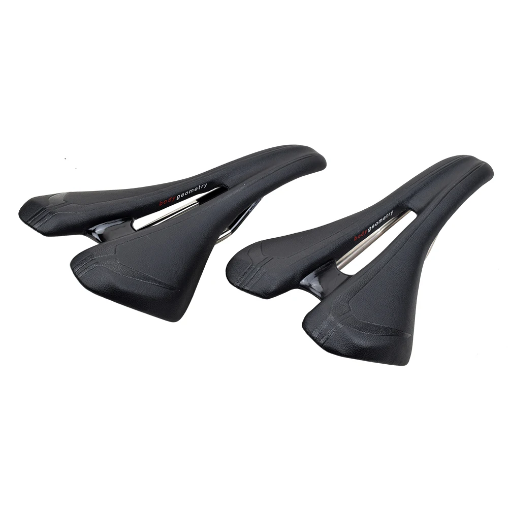 Comfortable Mountain Bike Saddle MTB PU Leather 275x155mm Titanium Rail Road Folding Bicycle Seat