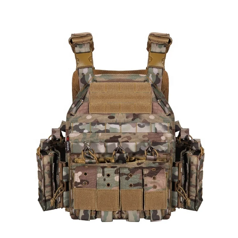 High Quality 1000d Nylon Laser Cutting Quick-Release cordular tactical vest camouflage vest