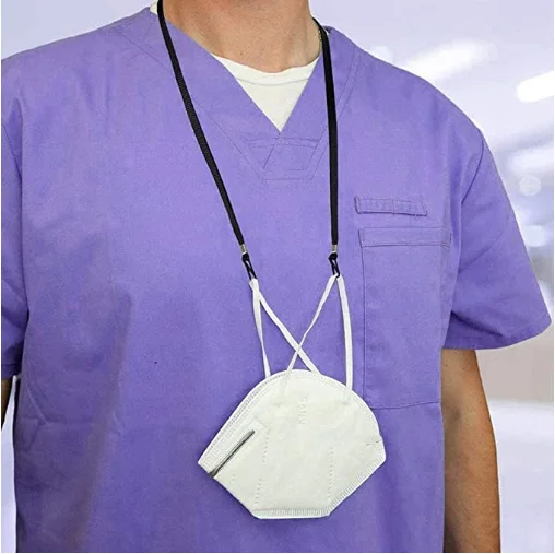 Adjustable Length Face M ask Mascara Lanyard  Handy & Convenient Safety M ask Holder Comfortable Around The Neck Rest& Ear Saver