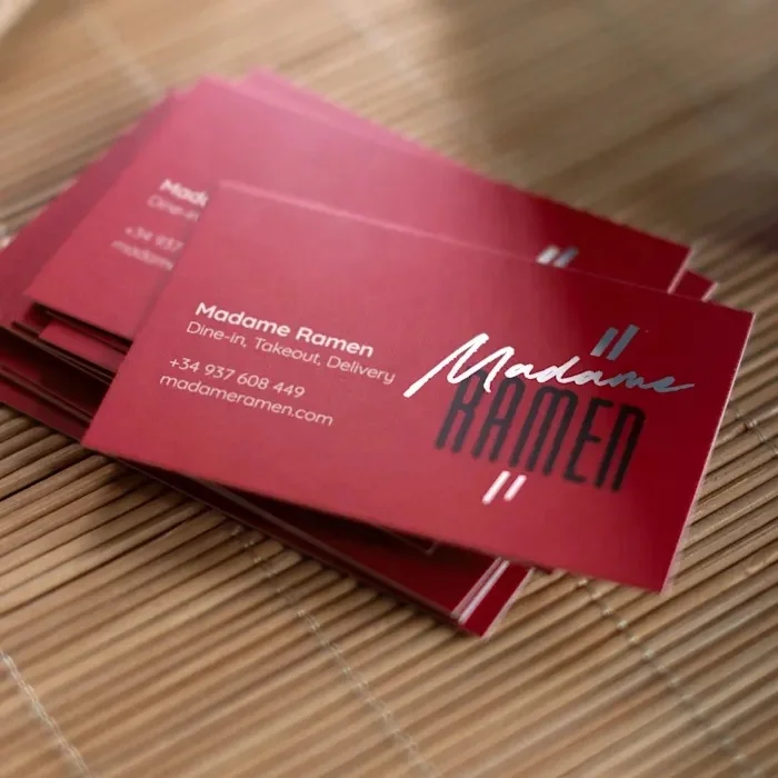 logo custom eco friendly double sided printed matte finish business card