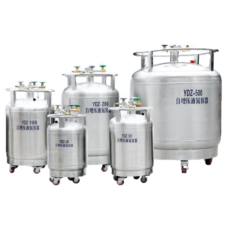 YDZ-50 Nitrogen Pressure Vessel Cryogenic Tank Companies Liquid Nitrogen Tank For Dragon Breath Ice Cream