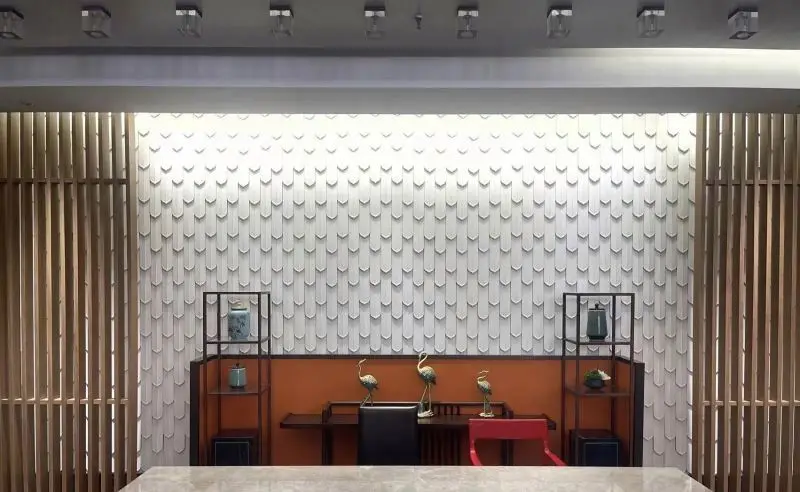 Fast Construction Super Lightweight Easy Transportation Polyurethane Pu Stone Veneer Cultural feathers Stone Panel