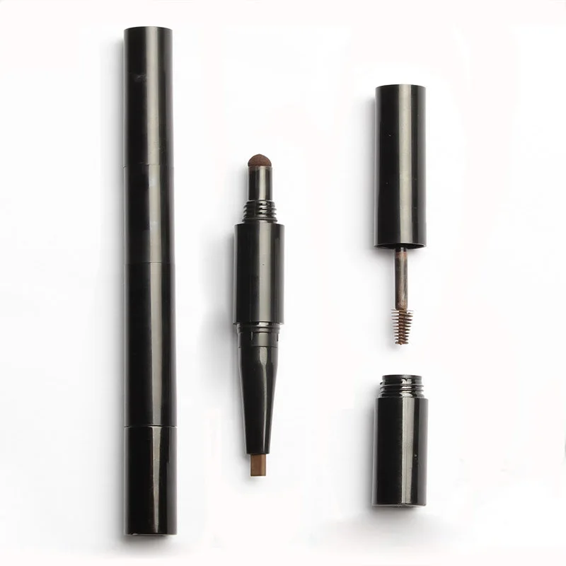 Create your own brand eyebrow makeup products private label eyebrow pencils 3 in one brow pencil with factory price