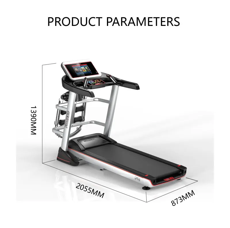 Foldable Multi functional running gym electronic life fitness Walking Electric Motorized Treadmill