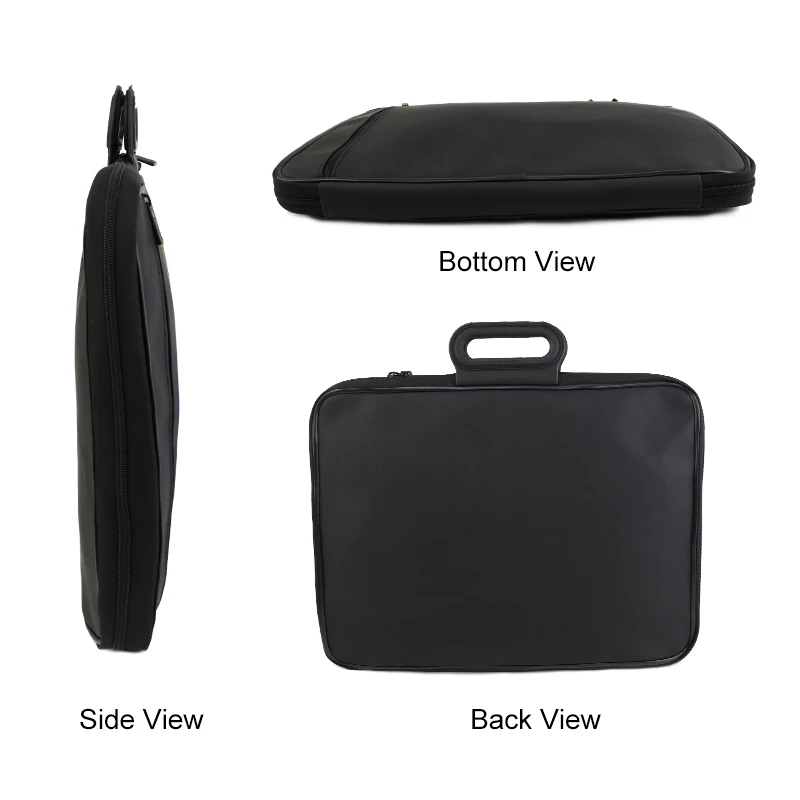 Manufacturer High Quality Waterproof Custom Logo Men Black Business Briefcase Laptop Tote Bag