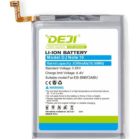 DEJI mobile batteries battery for samsung galaxy note 10 plus EB-BN972ABU