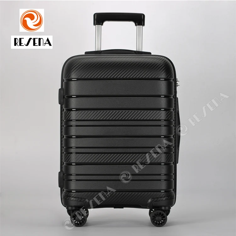 100% Pru pp hard shell Travel luggage with polypropylene PP Equipaje luggage trolley