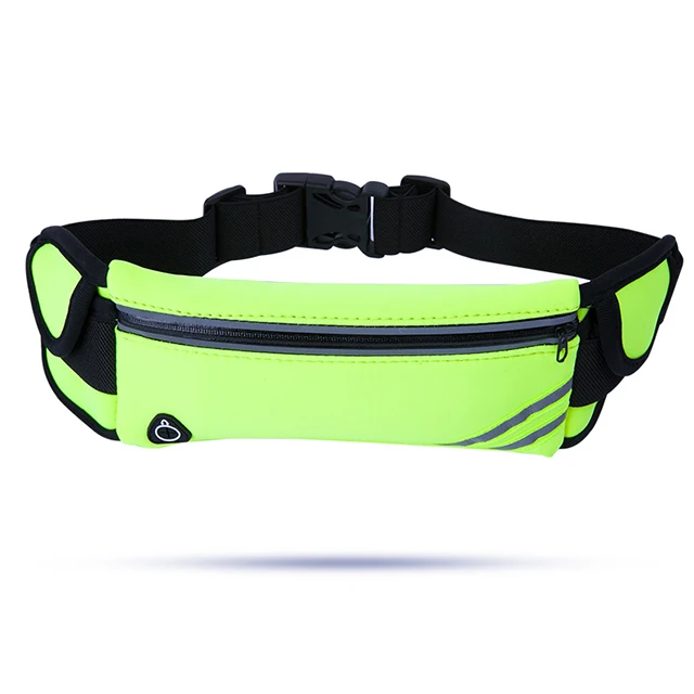 Free Sample Wholesale 2020 Colorful Custom Waterproof Running Waist Bag Belt Bag Reflective Running Belt