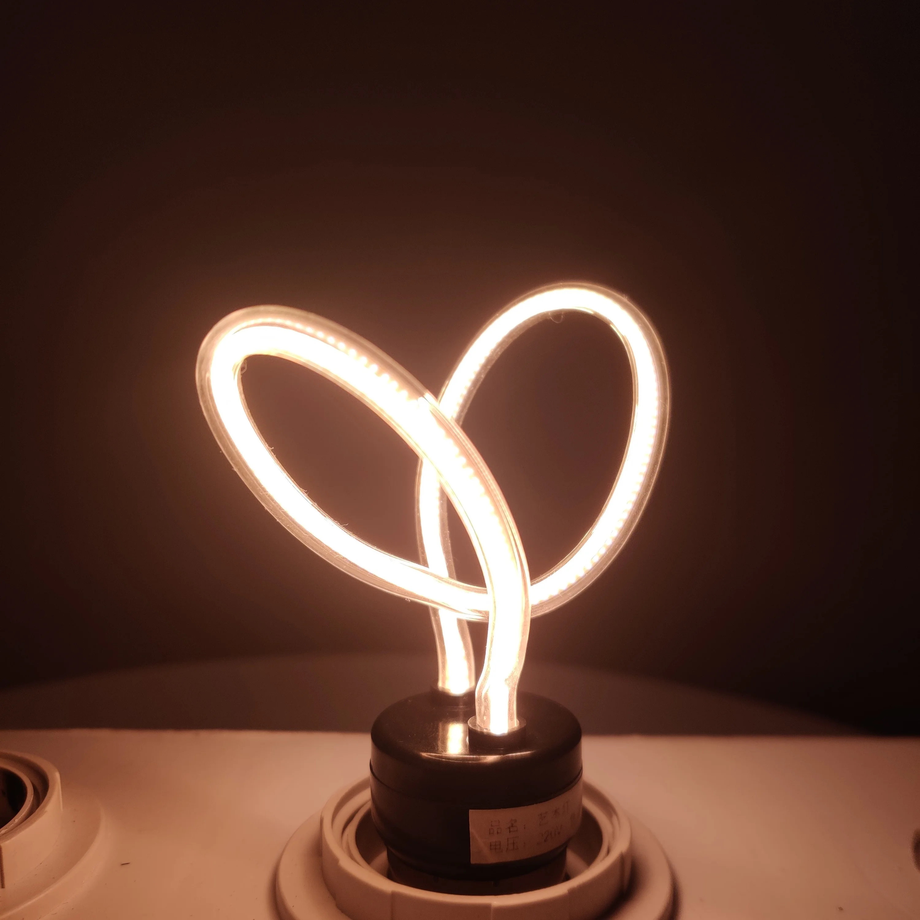 Dimmable Led Flexible Filament Lamps LED Art Light Bulb 6W for Indoor Room Use