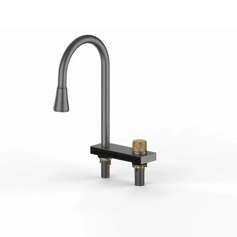 Kitchen Sinks Stainless Steel Single Bowl Large Capacity Top Mount Sink With Pulling Faucet For Kitchen
