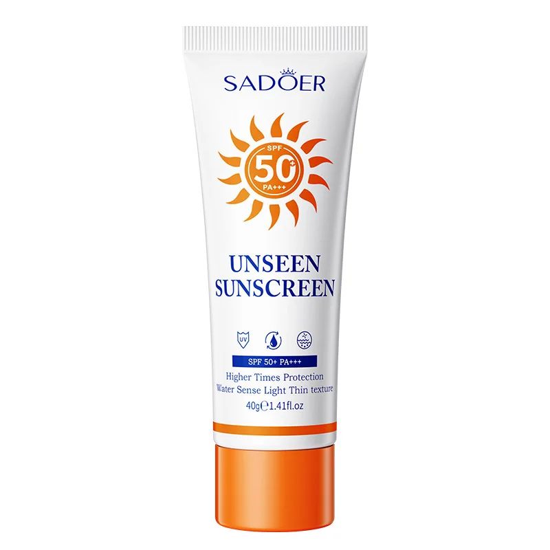 SADOER  SPF50+ Anti-ultraviolet Waterproof Moisturizing Sunscreen Milk Anti-Sweat Moisturizing Isolation Cream Makeup Primer