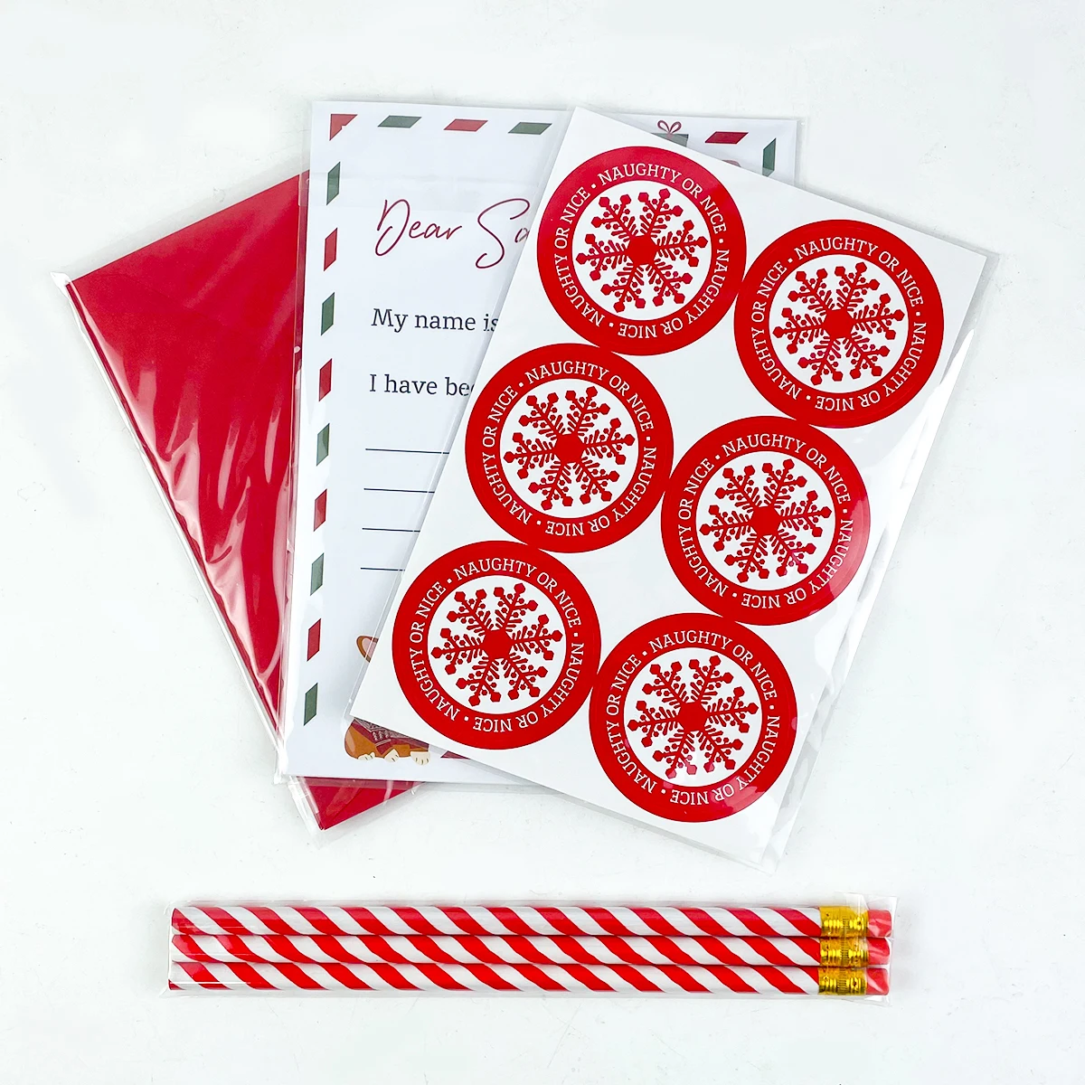 Writing Kit  Stationary Letter Kit with Sticker Letter To Santa christmas letter set