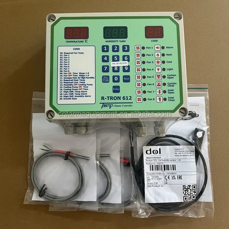 R-TRON 207 313 612 Environment Controller Control Feed Line Water Fan Etc