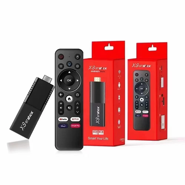Глобальная версия X97S TV Stick 2 Гб 16 Android 10 Онлайн IPTV Портативный Mi Dongle tvstick Google Assistant