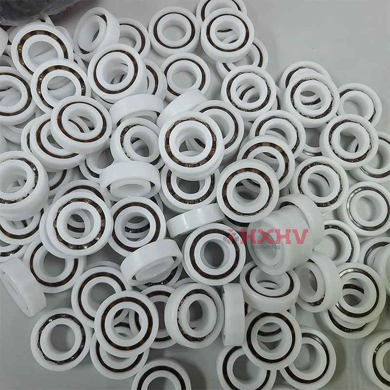 HXHV POM Plastic Bearing Glass Balls 6800 61800 6801 61801 6802 6803 6804 6805 6806 6205 Deep Groove Ball Bearing