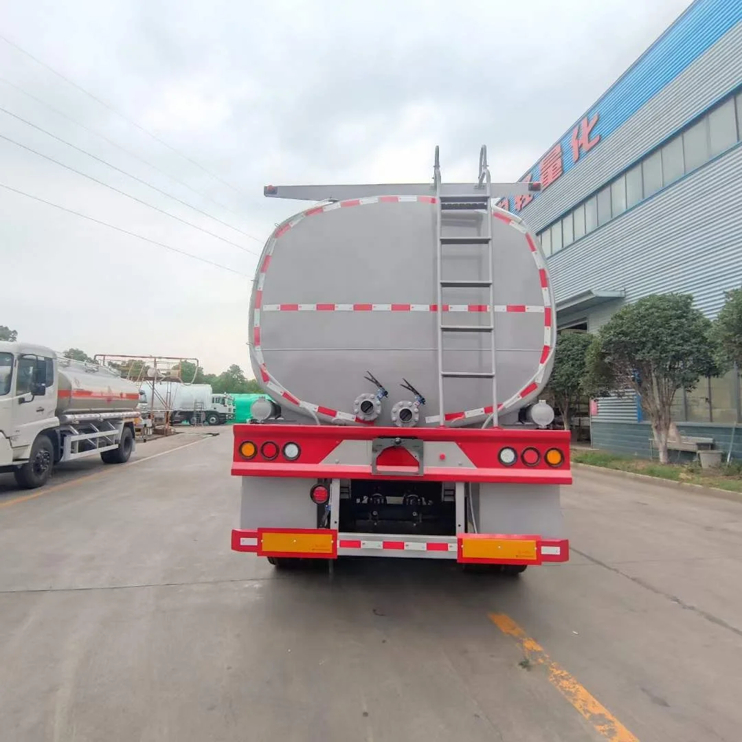 3 axle 36 cbm semi-trailer truck to transport fuel 1000 gallon fuel truck 12 wheels fuel tanker truck for Myanmar