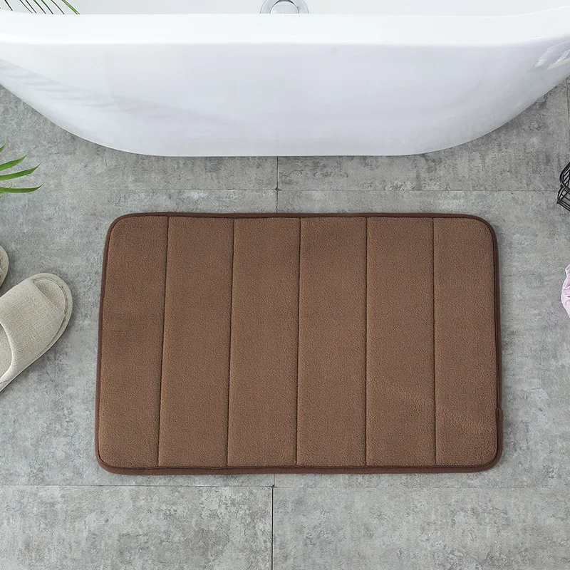wholesale Foam Bath Mat Non Slip Machine Washable Quick Dry  Absorbent Bathroom Rugs Bath Mats for Bathroom Shower Bathroom Rug